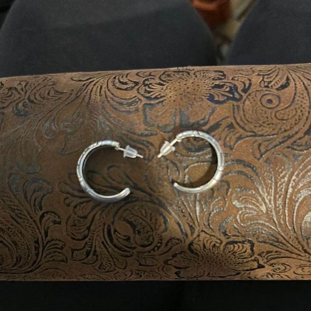 Silver Hoop Earrings
